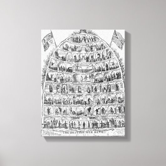 Toile La ruche britannique, 1867 (Recto)