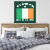 Toile La Saint-Patrick Drapeau Irlande Nom Personnalisé (Insitu(Chambre))