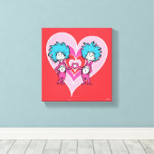 Toile La Saint-Valentin du Dr Seuss | Chose 1 Chose 2 (Insitu (Plancher de Bois))