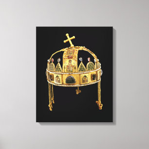 Toile La Sainte Couronne de Hongrie, 11e-12e siècle