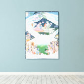 Toile La Sainte Famille de Shiva et Parvati (Insitu (Plancher de Bois))