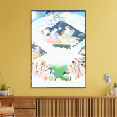 Toile La Sainte Famille de Shiva et Parvati (Insitu(Salon))