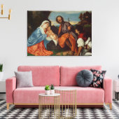 Toile La Sainte Famille et un berger, c.1510 (Insitu(Salon))