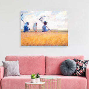 Toile La Saison des Moissons Anna Ancher