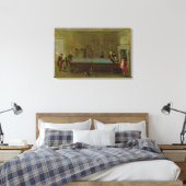 Toile La salle de billard (huile sur toile) (Insitu(Chambre))