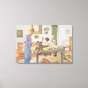 Toile La salle des estampes, pub. dans "Lasst Licht