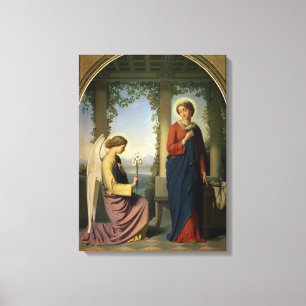 Toile La salutation angélique, ou l'annonce, 1860