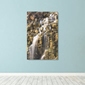 Toile La saumure tombe de la roche volcanique chute (Insitu (Plancher de Bois))