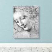 Toile La Scapigliata par Leonardo da Vinci (Insitu (Plancher de Bois))