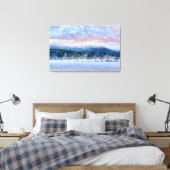Toile La scène du lac du matin Adirondack (Insitu(Chambre))