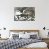 Toile La scène ferroviaire américaine, 1871 (Insitu(Chambre))