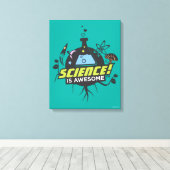 Toile La science est géniale (Insitu (Plancher de Bois))