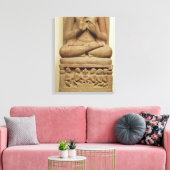 Toile La sculpture de Bouddha dans l'attitude de prêcher (Insitu(Salon))