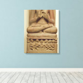 Toile La sculpture de Bouddha dans l'attitude de prêcher (Insitu (Plancher de Bois))