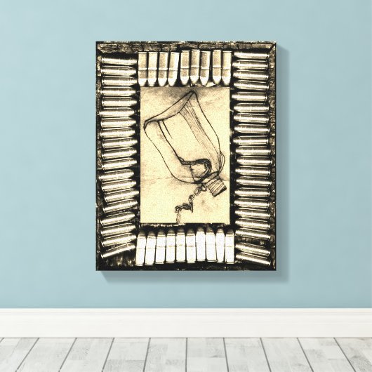 Toile La Sécheresse (Insitu (Plancher de Bois))