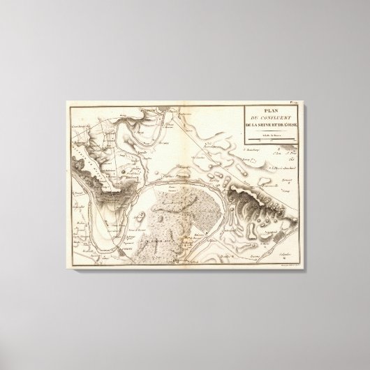 Toile La Seine, l'Oise (Recto)