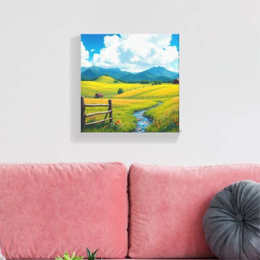 Toile La sérénité dans la nature (Insitu(Salon))