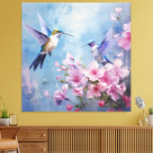 Toile La série de conception colibri 12 (Insitu(Salon))