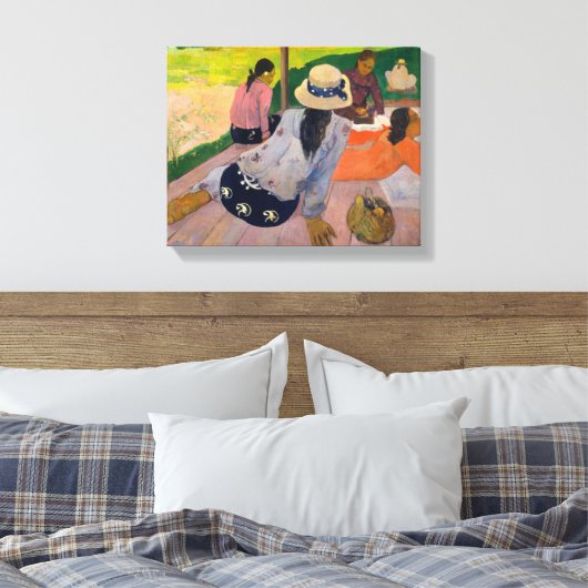 Toile La Siesta par Paul Gauguin Tahitian Femmes Tahiti (Insitu(Chambre))