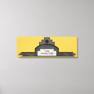 Toile la signalisation du hamilton