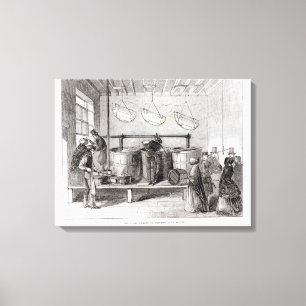 Toile La société de liège de la Chambre de la soupe d
