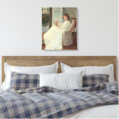 Toile La soeur de l'artiste à une fenêtre, 1869 (Insitu(Chambre))