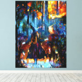 Toile La sorcière (Insitu (Plancher de Bois))