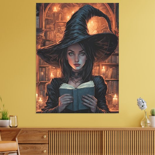 Toile La sorcière (Insitu(Salon))