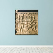 Toile La soumission d'un barbare à une troupe romaine (Insitu (Plancher de Bois))