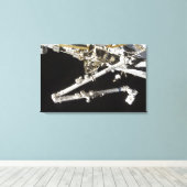 Toile La station spatiale de construction canadienne (Insitu (Plancher de Bois))