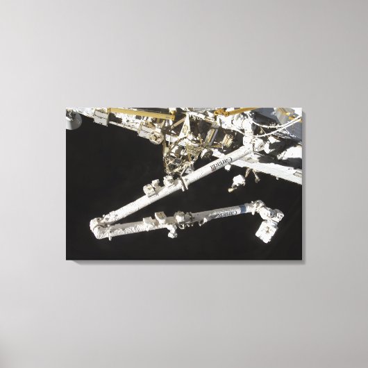 Toile La station spatiale de construction canadienne (Recto)