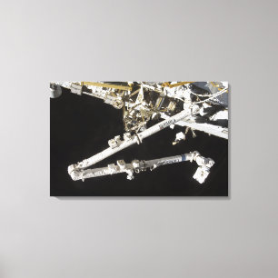 Toile La station spatiale de construction canadienne