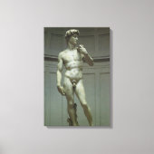Toile La statue de David de Michel-Ange (Recto)