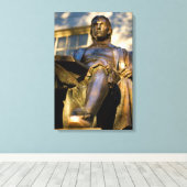 Toile La statue de John Harvard (Insitu (Plancher de Bois))