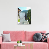 Toile La statue du Club Alpin (Insitu(Salon))