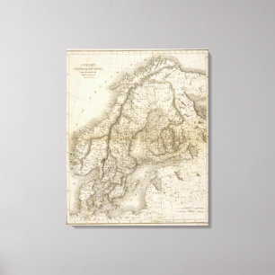 Toile La Suède, Danemark, Norvège