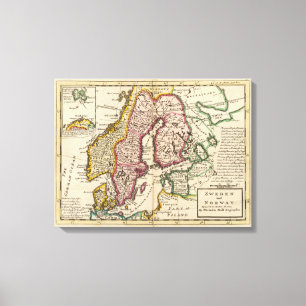 Toile La Suède et la Norvège 7