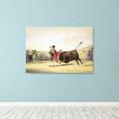 Toile La Suete de la Capa, 1865 (colour litho) (Insitu (Plancher de Bois))