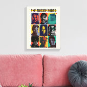 Toile La Suicide Squad | Rétro Grid With Harley Quinn (Insitu(Salon))