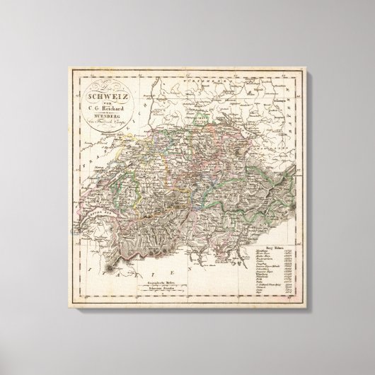 Toile la Suisse (Recto)