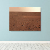 Toile La surface rocheuse de Mars (Insitu (Plancher de Bois))