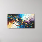 Toile "La Symphonie divine : la Mélodie des couleurs de (Recto)