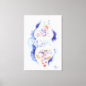 Toile La synapse et l'impulsion nerveuse (Recto)