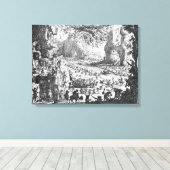 Toile La tentation de Saint-Antoine 2 (Insitu (Plancher de Bois))