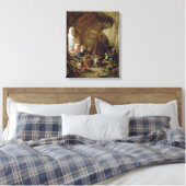Toile La tentation de St. Anthony dans une caverne roche (Insitu(Chambre))