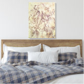 Toile La tentation de St. Anthony (gravure) (Insitu(Chambre))