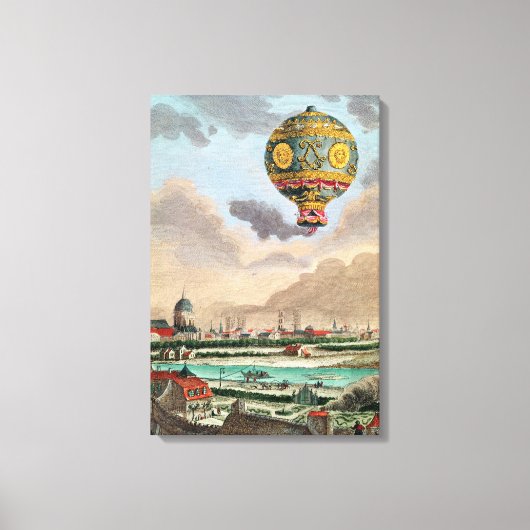 Toile La Terrasse de Monsieur Franklin à Passy (Recto)