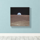 Toile La Terre de la Lune (Insitu (Plancher de Bois))