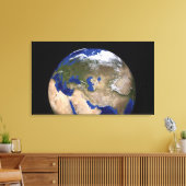 Toile La Terre de la prochaine génération de marbre bleu (Insitu(Salon))