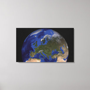 Toile La terre de marbre bleue 6 de prochaine générati
